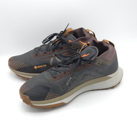 Nike React Pegasus Trail 4 GORE-TEX Anthracite Ale FD5841-001 Men\'s Size 7.5